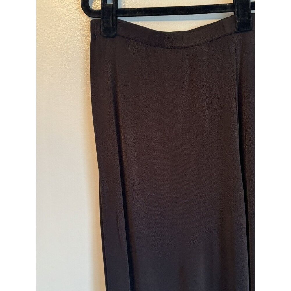 Marina Rinaldi Womens Large Slinky Pants Black Ubicato Knitted Quiet Luxury - Picture 4 of 9